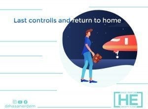 last controls and return to home